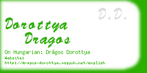 dorottya dragos business card