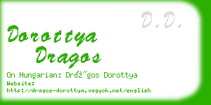 dorottya dragos business card